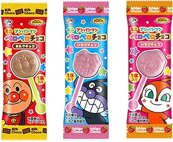 Amazon | 不二家 アンパンマンミニペロペロチョコ 1本×25個